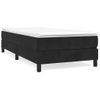 Estructura De Cama Box Spring Terciopelo Negro 100x200 Cm