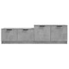 Mueble De Tv Madera Contrachapada Gris Hormigón 158,5x36x45 Cm