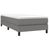 Estructura De Cama Box Spring Tela Gris Oscuro 100x200 Cm