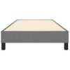 Estructura De Cama Box Spring Tela Gris Oscuro 100x200 Cm