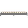 Estructura De Cama Box Spring Tela Gris Oscuro 100x200 Cm