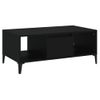 Mesa De Centro Madera Contrachapada Negro 90x50x36,5 Cm