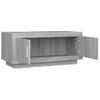 Mesa De Centro Madera Contrachapada Gris Sonoma 102x50x45 Cm