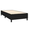 Estructura De Cama Box Spring Tela Negro 80x200 Cm