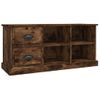 Mueble De Tv Madera Contrachapada Roble Ahumado 102x35,5x47,5cm