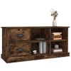 Mueble De Tv Madera Contrachapada Roble Ahumado 102x35,5x47,5cm