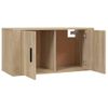 Set De Muebles Para Tv 3 Piezas Madera Contrachapada Roble Sonoma