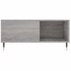 Mesa De Centro Madera Contrachapada Gris Sonoma 80x80x36,5 Cm