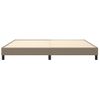 Estructura De Cama Box Spring Tela Gris Taupe 200x200 Cm