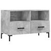 Mueble Para Tv Madera Contrachapada Gris Hormigón 80x36x50 Cm