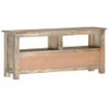 Mueble De Tv De Madera Maciza De Mango 110x30x50 Cm