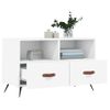 Mueble Para Tv Madera Contrachapada Blanco 80x36x50 Cm