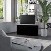 Mueble Para Tv Madera Contrachapada Negro 80x34x36 Cm