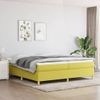 Estructura De Cama Box Spring Tela Verde 200x200 Cm