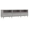 Mueble Para Tv Madera Contrachapada Gris Sonoma 150x30x44,5 Cm