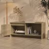 Mueble Para Tv Madera Contrachapada Roble Sonoma 90x35x40 Cm