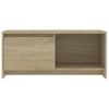 Mueble Para Tv Madera Contrachapada Roble Sonoma 90x35x40 Cm