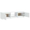 Mueble Para Tv Con Luces Led Blanco 140x40x35,5 Cm