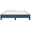 Estructura De Cama Box Spring Terciopelo Azul Oscuro 140x200 Cm