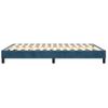 Estructura De Cama Box Spring Terciopelo Azul Oscuro 140x200 Cm