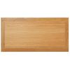 Mesa De Centro De Madera Maciza De Roble 90x45x40cm