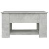 Mesa De Centro Madera Contrachapada Gris Hormigón 79x49x41 Cm