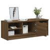 Mueble De Tv Madera Contrachapada Roble Marrón 102x35,5x36,5 Cm