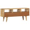 Mueble Para Tv De Madera Maciza De Mango 110x36x50 Cm