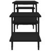 Mueble Para Tv Madera Contrachapada Negro 117x35x52 Cm