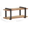 Mueble Para Tv De Madera Maciza Reciclada 90x40x40 Cm