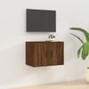 Mueble Para Tv De Pared Roble Marrón 57x34,5x40 Cm