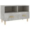 Mueble Para Tv Madera Contrachapada Gris Hormigón 80x36x50 Cm