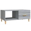 Mesa De Centro Madera Contrachapada Gris Sonoma 89,5x50x40 Cm