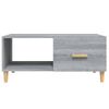 Mesa De Centro Madera Contrachapada Gris Sonoma 89,5x50x40 Cm