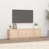 Mueble De Tv De Madera Maciza De Pino 140x40x40 Cm