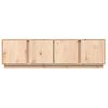 Mueble De Tv De Madera Maciza De Pino 140x40x40 Cm