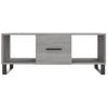 Mesa De Centro Madera Contrachapada Gris Sonoma 102x50x40 Cm