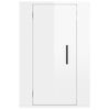 Muebles Para Tv De Pared 2 Unidades Blanco Brillante 40x34,5x60 Cm