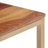 Mesa De Centro De Madera Maciza De Sheesham 120x60x40 Cm