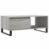 Mesa De Centro Madera Contrachapada Gris Sonoma 90x50x36,5 Cm