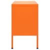 Mueble Para Tv De Acero Naranja 105x35x50 Cm