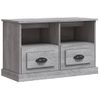 Mueble Para Tv Madera Contrachapada Gris Sonoma 80x35x50 Cm