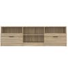 Mueble De Tv Madera Contrachapada Roble Sonoma 150x33,5x45 Cm