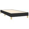 Estructura De Cama Box Spring Tela Negro 90x200 Cm