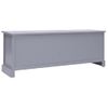 Mueble Para Tv Madera De Paulownia Gris Oscuro 108x30x40 Cm