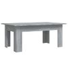 Mesa De Centro De Madera Contrachapada Gris Sonoma 100x60x42 Cm