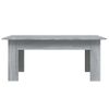 Mesa De Centro De Madera Contrachapada Gris Sonoma 100x60x42 Cm