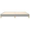 Estructura De Cama Box Spring Tela Gris Claro 200x200 Cm