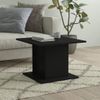 Mesa De Centro Madera Contrachapada Negro 55,5x55,5x40 Cm