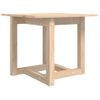 Mesa De Centro De Madera Maciza De Pino 50x50x45 Cm